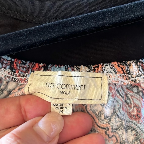 No Comment Geometric Maxi Romper With Ruffle Neckline - Picture 3 of 12